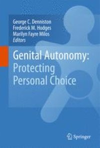 cover of the book Genital Autonomy:: Protecting Personal Choice