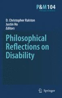 cover of the book Philosophical Reflections on Disability