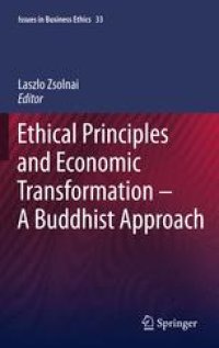 cover of the book Ethical Principles and Economic Transformation - A Buddhist Approach