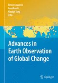 cover of the book Advances in Earth Observation of Global Change