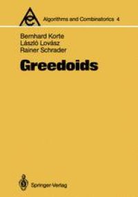 cover of the book Greedoids