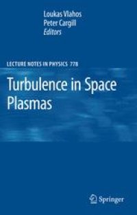 cover of the book Turbulence in Space Plasmas