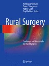 cover of the book Rural Surgery: Challenges and Solutions for the Rural Surgeon