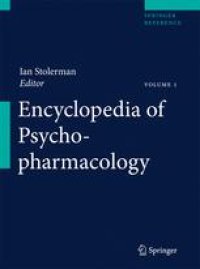 cover of the book Encyclopedia of Psychopharmacology