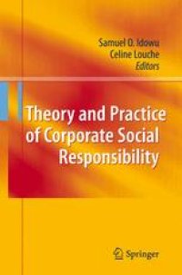 cover of the book Theory and Practice of Corporate Social Responsibility