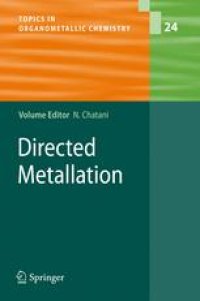 cover of the book Directed Metallation