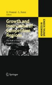 cover of the book Growth and Innovation of Competitive Regions: The Role of Internal and External Connections