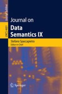 cover of the book Journal on Data Semantics IX