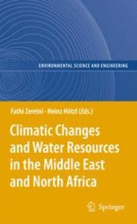 cover of the book Climatic Changes and Water Resources in the Middle East and North Africa