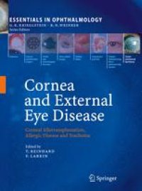 cover of the book Cornea and External Eye Disease: Corneal Allotransplantation, Allergic Disease and Trachoma