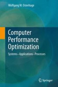 cover of the book Computer Performance Optimization: Systems - Applications - Processes