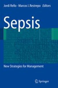 cover of the book Sepsis: New Strategies for Management