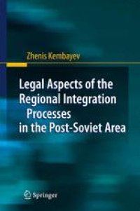 cover of the book Legal Aspects of the Regional Integration Processes in the Post-Soviet Area