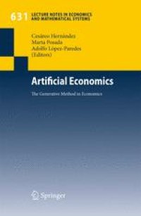 cover of the book Artificial Economics: The Generative Method in Economics