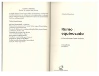 cover of the book Rumo equivocado: o feminismo e alguns destinos