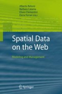 cover of the book Spatial Data on the Web: Modeling and Management