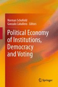 cover of the book Political Economy of Institutions, Democracy and Voting