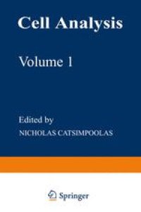 cover of the book Cell Analysis: Volume 1