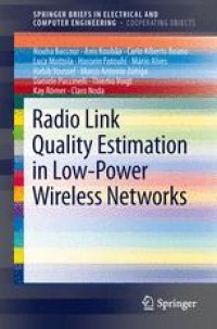 cover of the book Radio Link Quality Estimation in Low-Power Wireless Networks