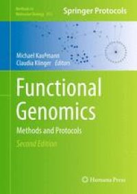 cover of the book Functional Genomics: Methods and Protocols