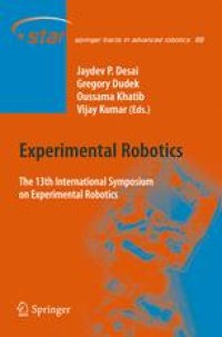 cover of the book Experimental Robotics: The 13th International Symposium on Experimental Robotics