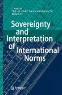 cover of the book Sovereignty and Interpretation of International Norms