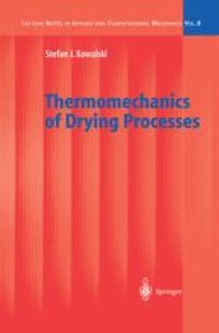 cover of the book Thermomechanics of Drying Processes