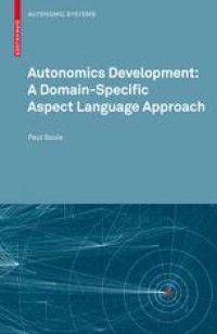 cover of the book Autonomics Development: A Domain-Specific Aspect Language Approach