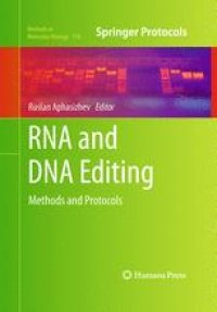 cover of the book RNA and DNA Editing: Methods and Protocols