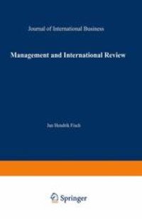 cover of the book Management International Review