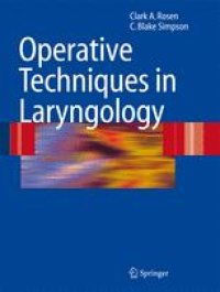 cover of the book Operative Techniques in Laryngology