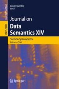 cover of the book Journal on Data Semantics XIV