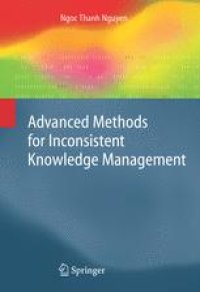 cover of the book Advanced Methods for Inconsistent Knowledge Management