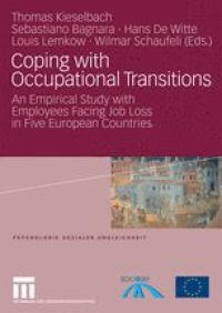 cover of the book Coping with Occupational Transitions: An Empirical Study with Employees Facing Job Loss in Five European Countries