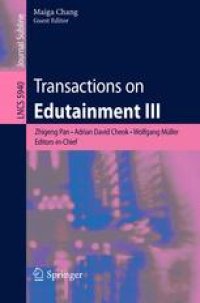 cover of the book Transactions on Edutainment III