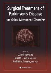 cover of the book Surgical Treatment of Parkinson’s Disease and Other Movement Disorders