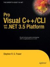 cover of the book Pro Visual C++/CLI and the .NET 3.5 Platform