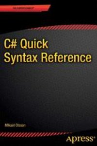 cover of the book C# Quick Syntax Reference