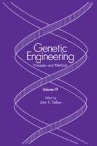 cover of the book Genetic Engineering: Principles and Methods