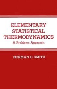 cover of the book Elementary Statistical Thermodynamics: A Problems Approach