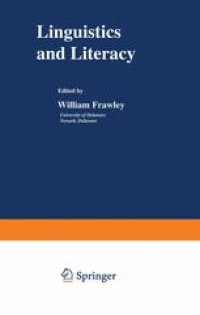 cover of the book Linguistics and Literacy