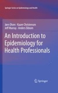 cover of the book An Introduction to Epidemiology for Health Professionals