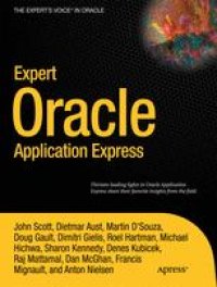 cover of the book Expert Oracle Application Express