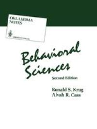 cover of the book Behavioral Sciences