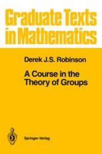 cover of the book A Course in the Theory of Groups