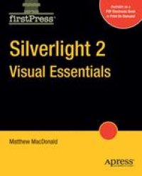 cover of the book Silverlight 2 Visual Essentials