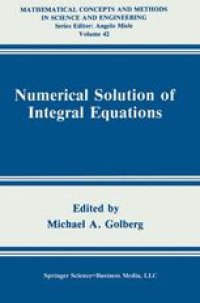 cover of the book Numerical Solution of Integral Equations