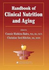 cover of the book Handbook of Clinical Nutrition and Aging