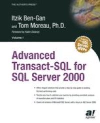 cover of the book Advanced Transact-SQL for SQL Server 2000