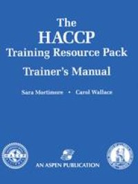 cover of the book The HACCP Training Resource Pack Trainer’s Manual